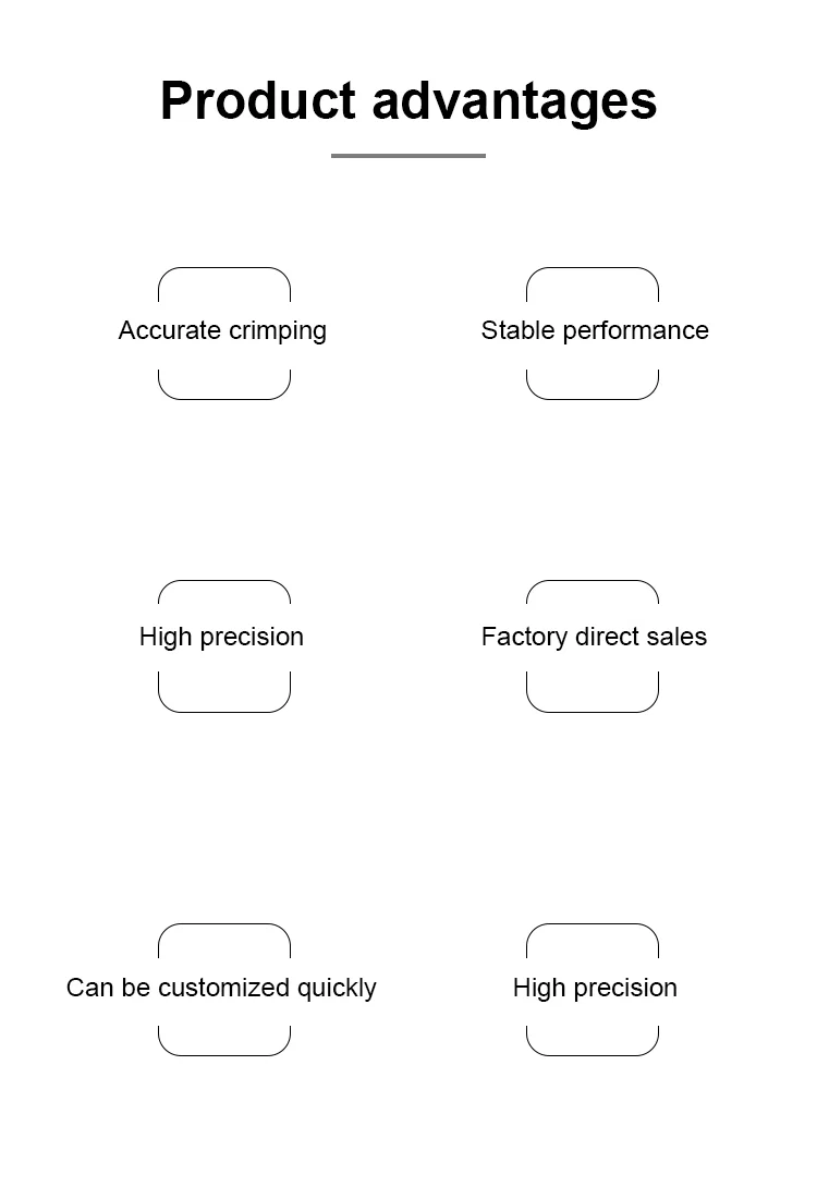  Kundenspezifische Crimpform, Drahtcrimpmaschinenmatrize, Sechsseitenform, Änderung für die Anschlussmaschine 