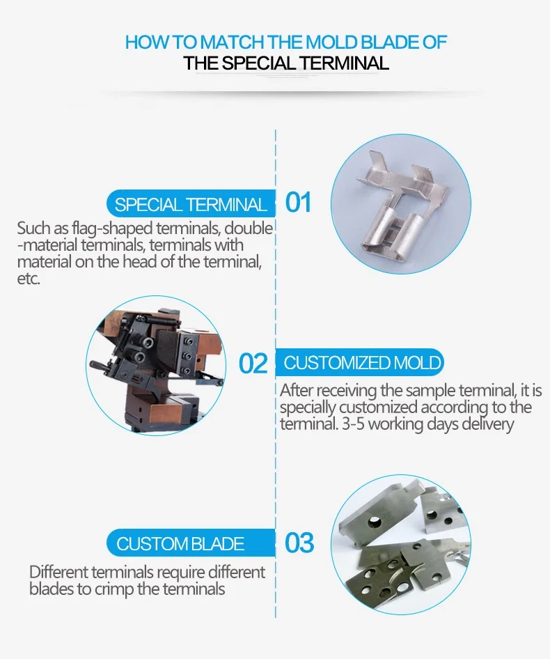 terminal applicator die OTP mold Horizontal and vertical crimping moulds, terminal applicator, die, OTP mold, Horizontal and vertical crimping moulds terminal applicator die OTP mold Horizontal and vertical crimping moulds, terminal applicator, die, OTP mold, Horizontal and vertical crimping moulds