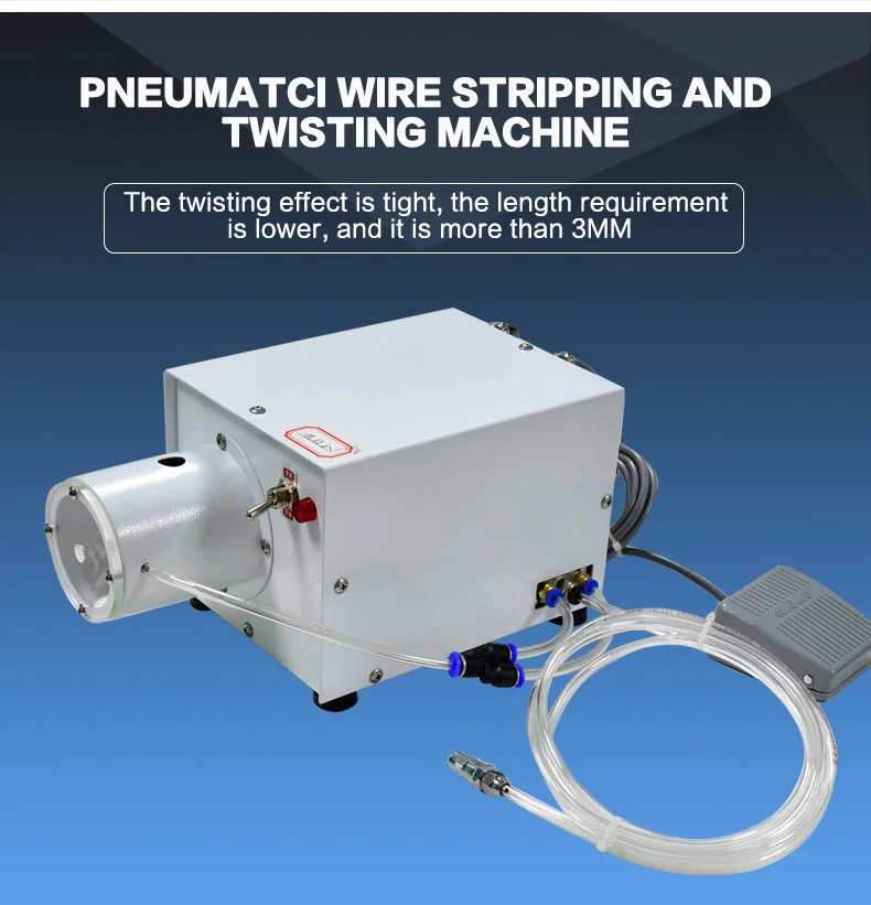 Pneumatic electronic wire stripping and twisting machine, Pneumatic Wire Stripping Twisting Machine, Pneumatic Manual Multi-Core Wire Stripping Twisting Machine, High-Quality Wire Stripping And Twisting Machine Pneumatische elektronische Abisolier- und Zwirnmaschine, Pneumatische Abisoliermaschine, pneumatische manuelle mehradrige Abisoliermaschine, hochwertige Abisolier- und Zwirnmaschine
