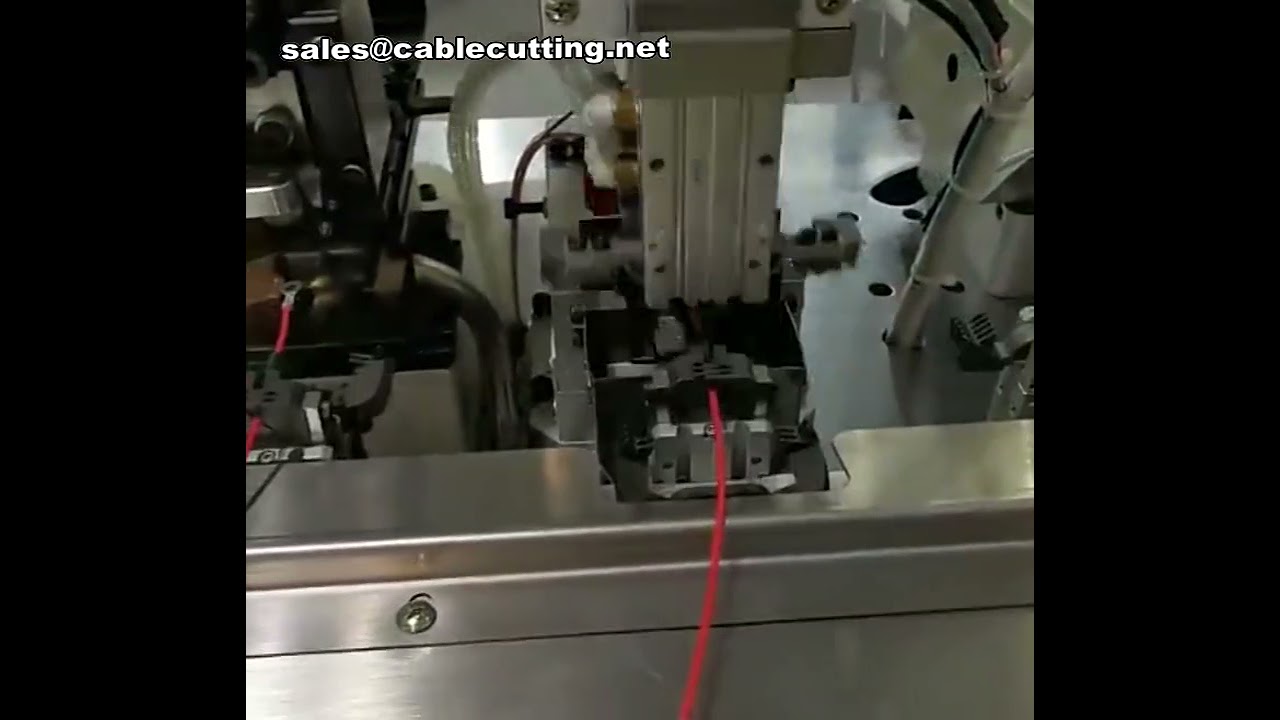 Automatic Heat Shrinkable Cable Crimping Machine with Tube Wearing and Drying