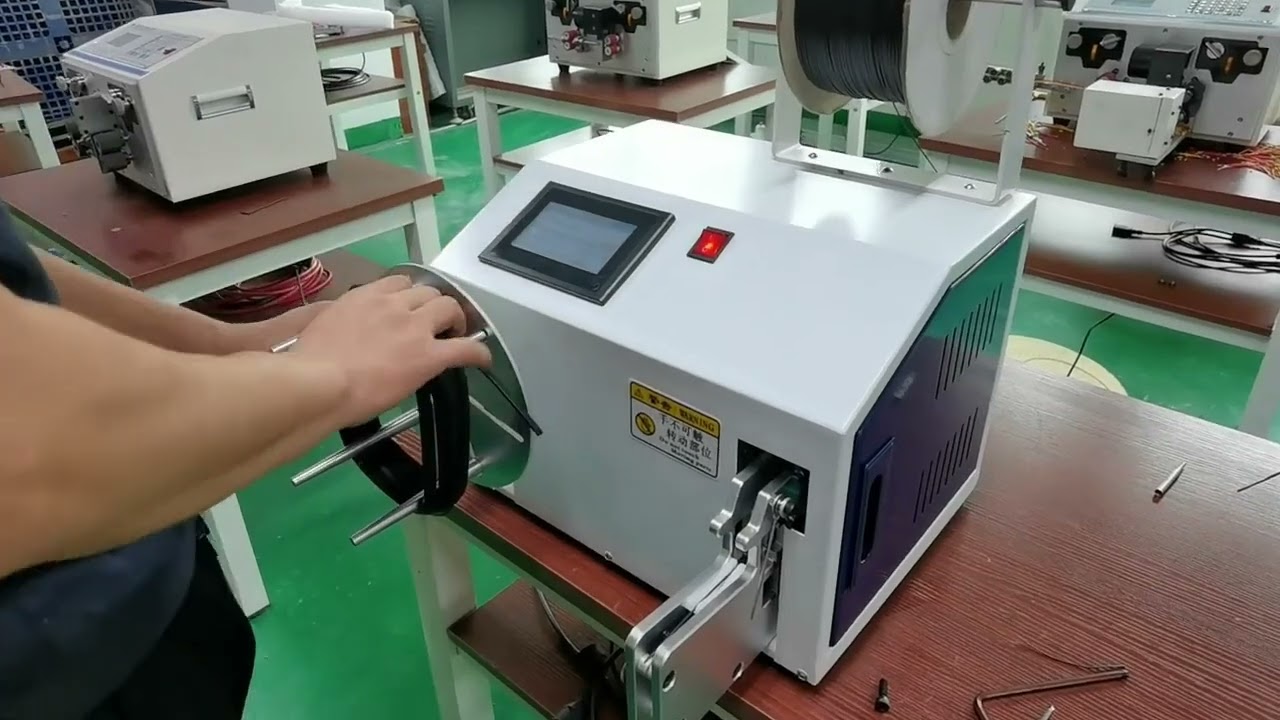 Winding and Tying Machine for 3-Meter Wire Processing