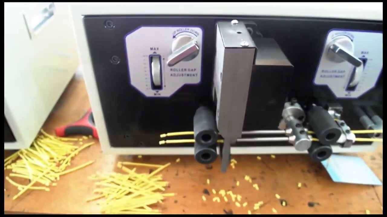 Double Cable Cut And Strip Machine | High-Speed Dual Wire Processing