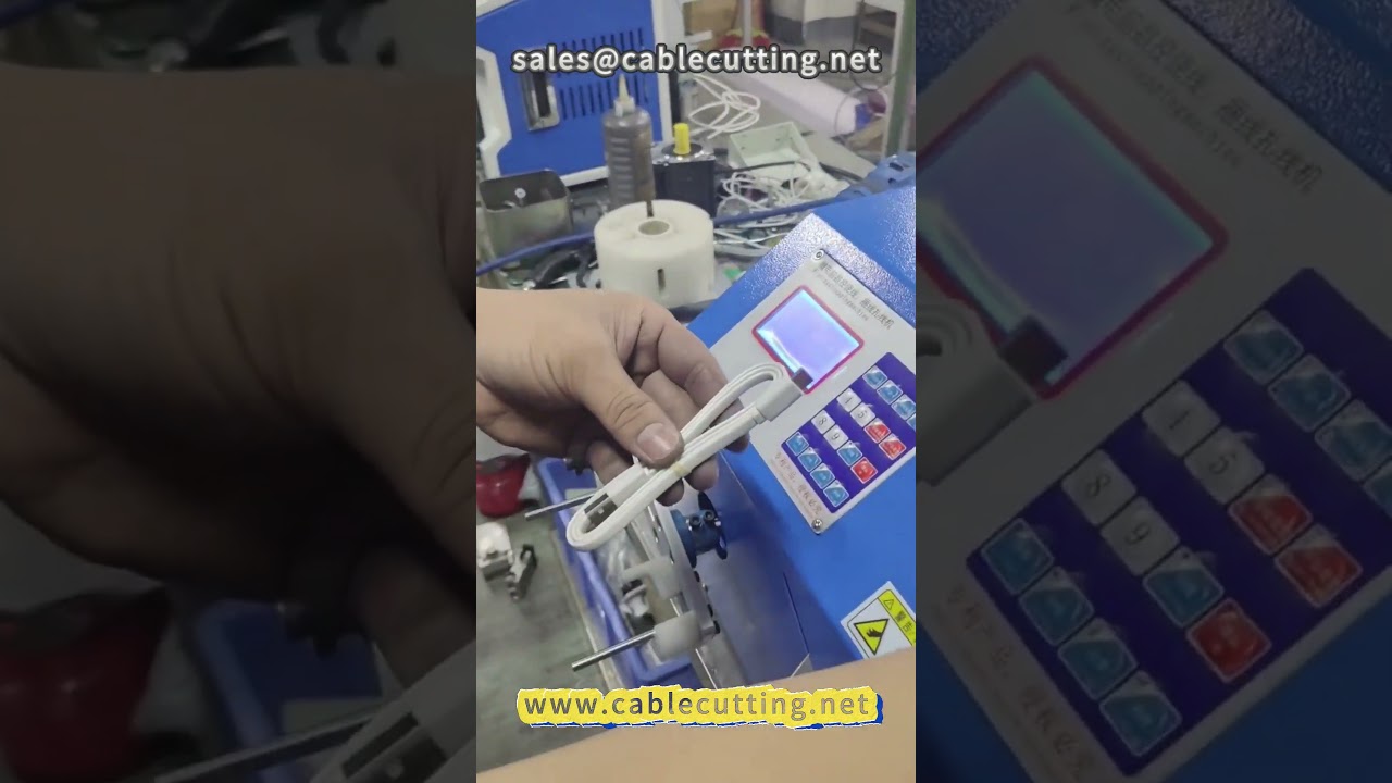 95 Silica Gel Ring Tie Data Wire Winding Machine for Wire Processing