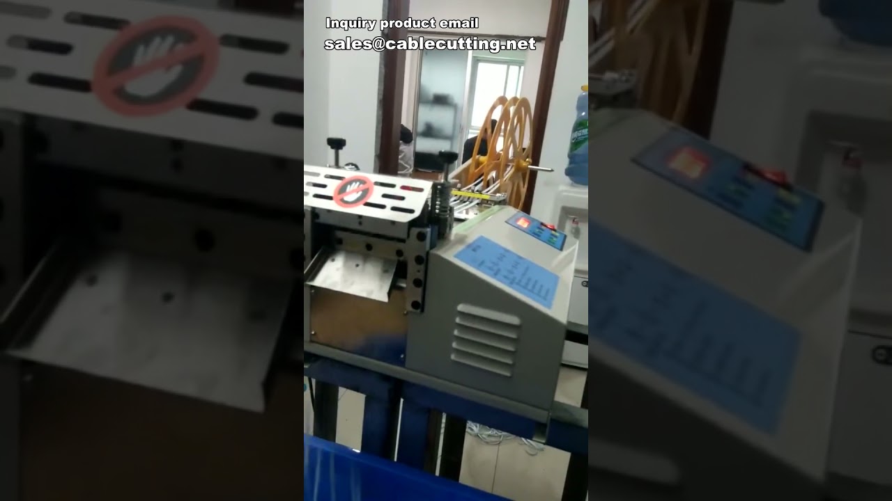 Automatic Magic Tape and Nylon Rope Cutting Machine