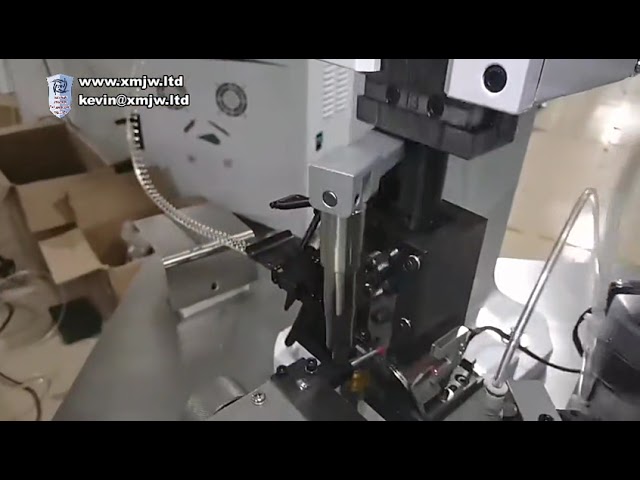 Flat Cables DC Terminal Crimping Machine | Single End Wire Cut Strip Split & Punch Terminal Equipment