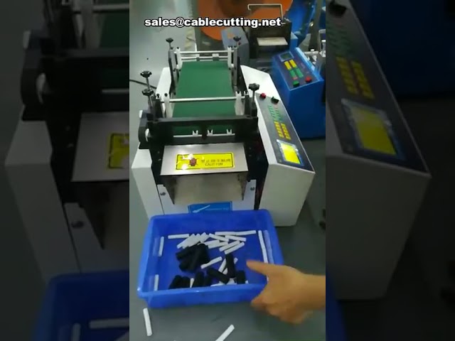 Full English Display Hot Knife Webbing Cutter Machine | Automated Webbing Cutter