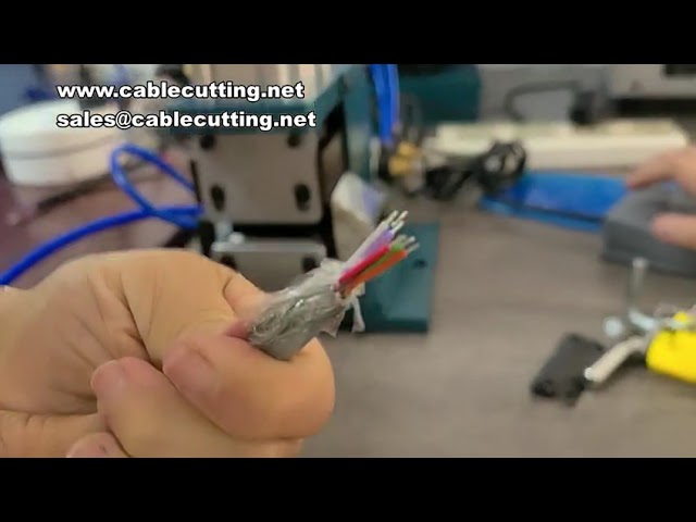 Hot Stripping and Cutting Machine | High-Temperature Braided Mesh Wire Processing Machine