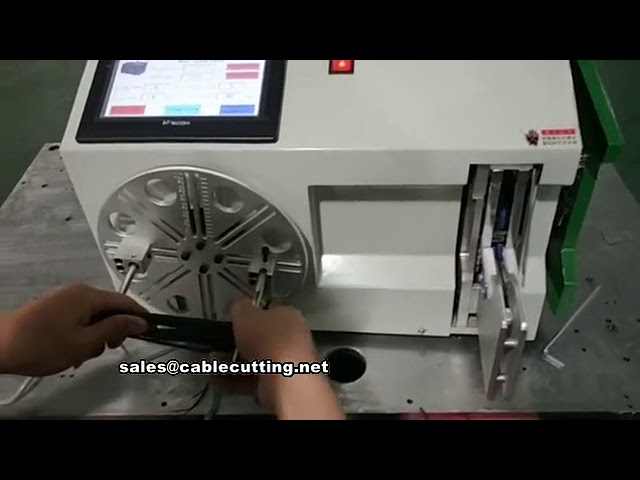 Cable Winding and Binding Machine Testing Video for USA Client