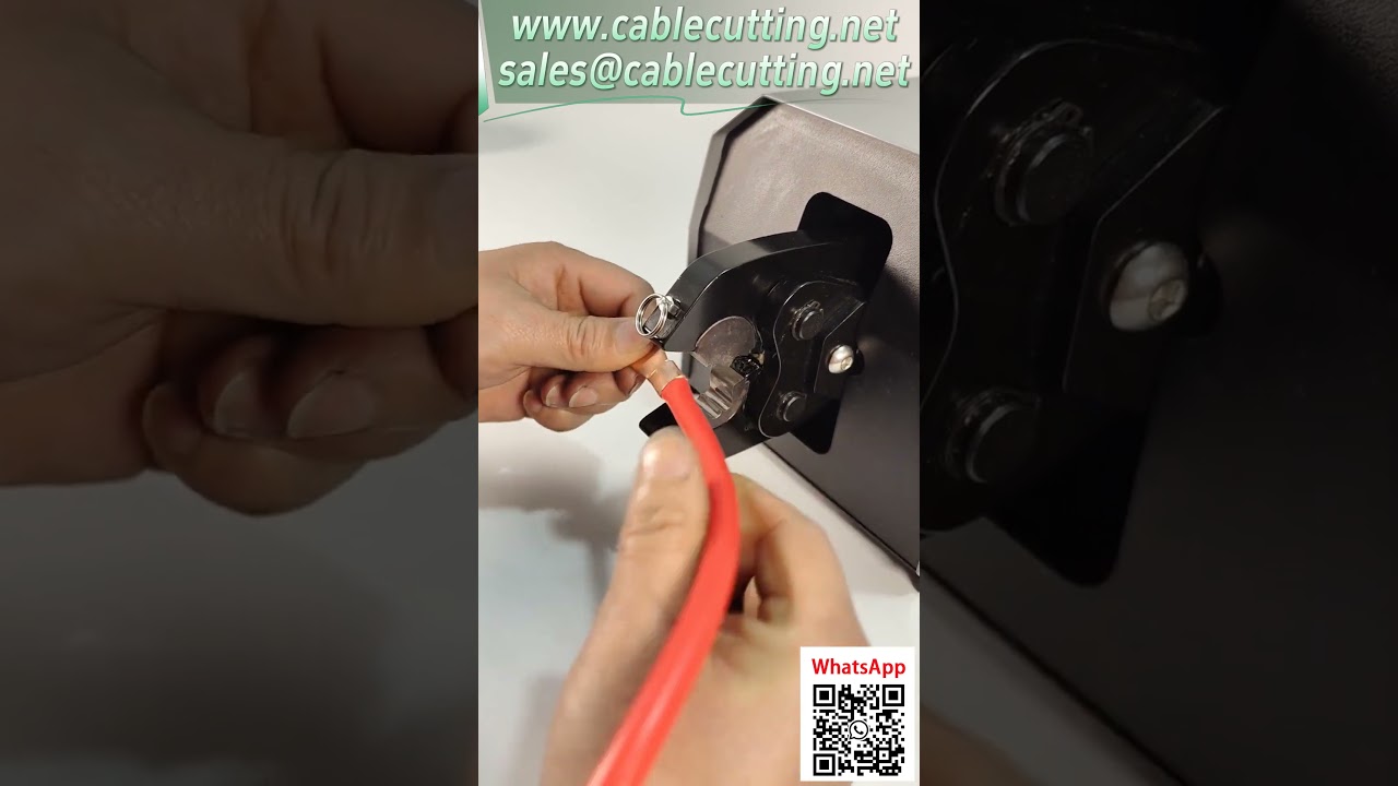 Custom Mold Solution 150A Wire Crimping Machine, Large Terminal Crimper #Customer Support