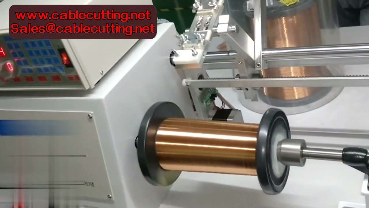 Computer CNC-813 750W Wire Coil Winding Machine for 0.1-2.5mm Cable