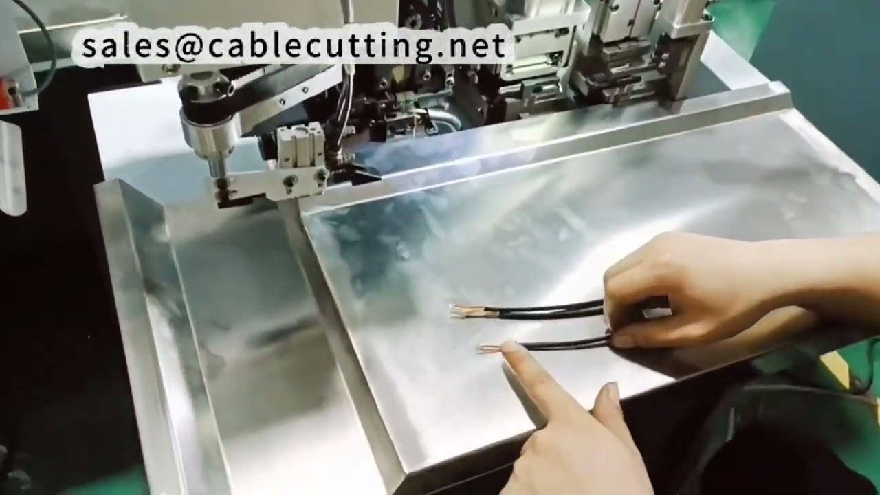 High-Volume Terminal Crimping Machine for Wire Processing