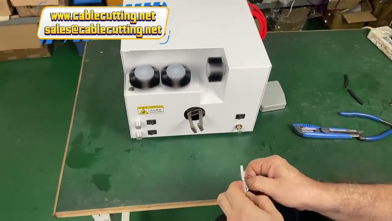 Separate Shielded Wire Brush Machine for Braided and Multi-Core Cable Brushing & Twisting