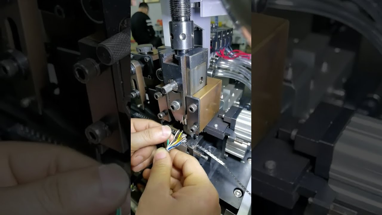 Horizontal Continuous Strip Terminal Crimping Machine for 1.0 Terminals