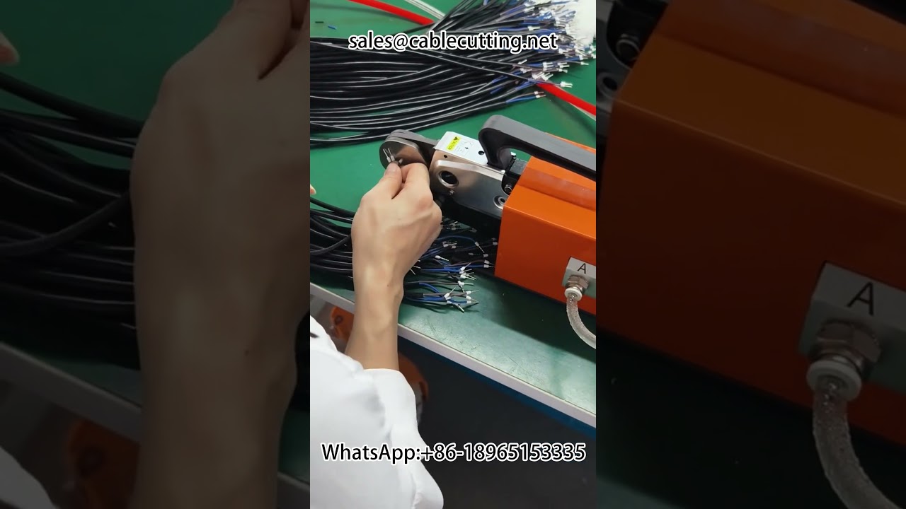 0.25-10mm² Square Tube Terminals, Quadrilateral Crimping Machine