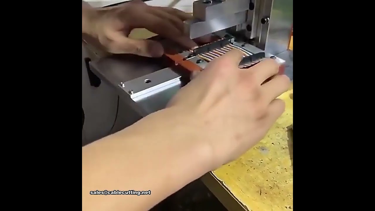 IDC Connector Crimping Machine for Flat Ribbon Cable Assembly