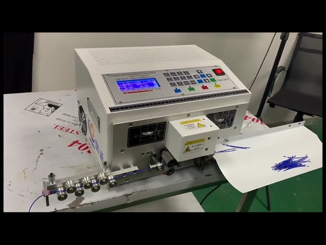 Double Guide Tube Cable Wire Cut and Strip Machine for Automated Processing