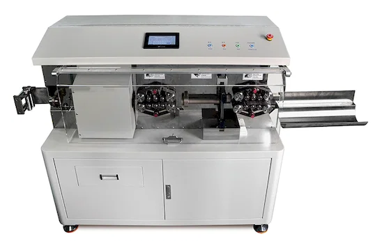 Automatische Koaxialkabel-Schneide- und Abisoliermaschine WPM-9935