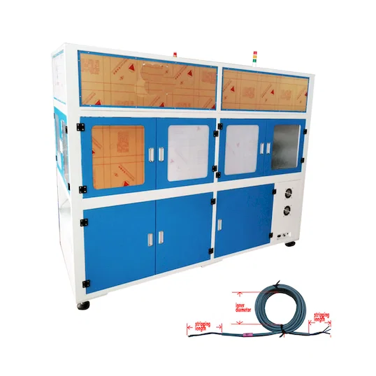 Automatischer Netzkabelprozessor WPM-CRT-03M - Automatische Schneide-, Wickel- und Bindemaschine