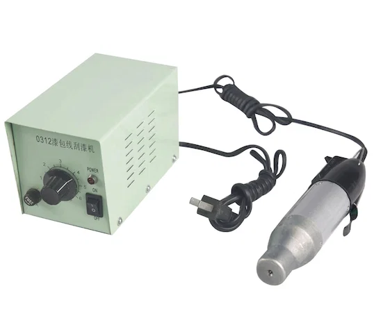 Handgehaltene Kupferdraht-Abisoliermaschine WPM-0312 - Halbautomatische Drahtbürstmaschine